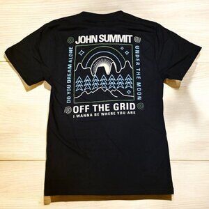 John Summit Off The Grid Records T-Shirt Men's Small‎ Black EDM Rare Sold Out